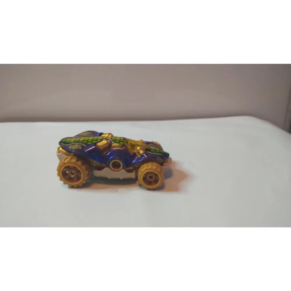Hot Wheels Swamp Buggy Purple Gold Green HW 2008 Street Beasts Exclusive Loose